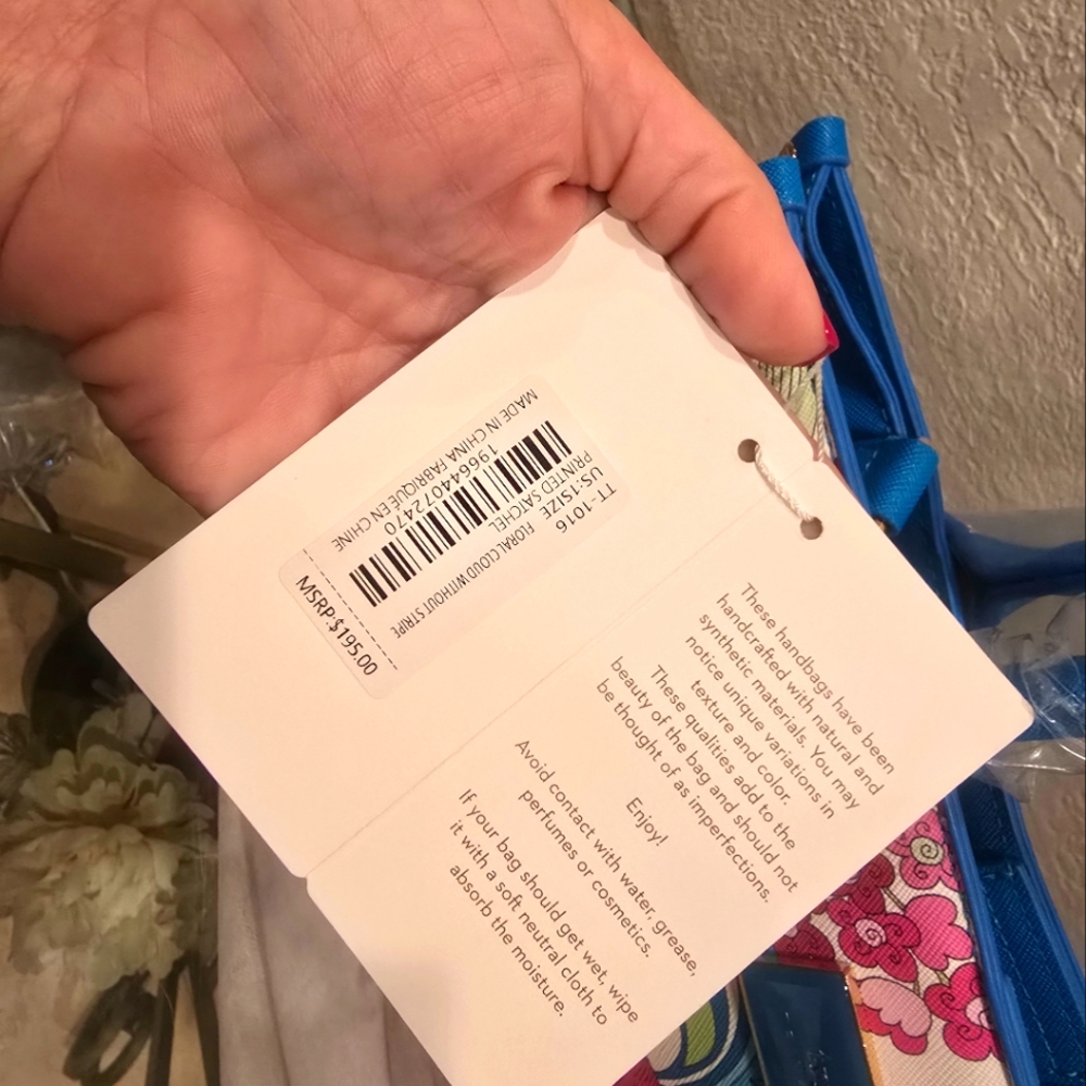 Trina Turk Floral Cloud Medium tote - Picture 4 of 4